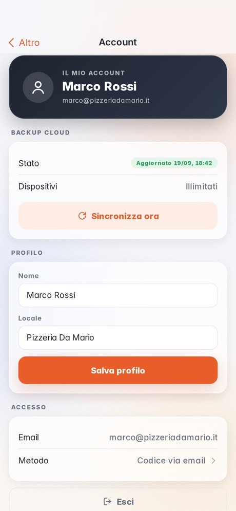 NettoChef: cloud account